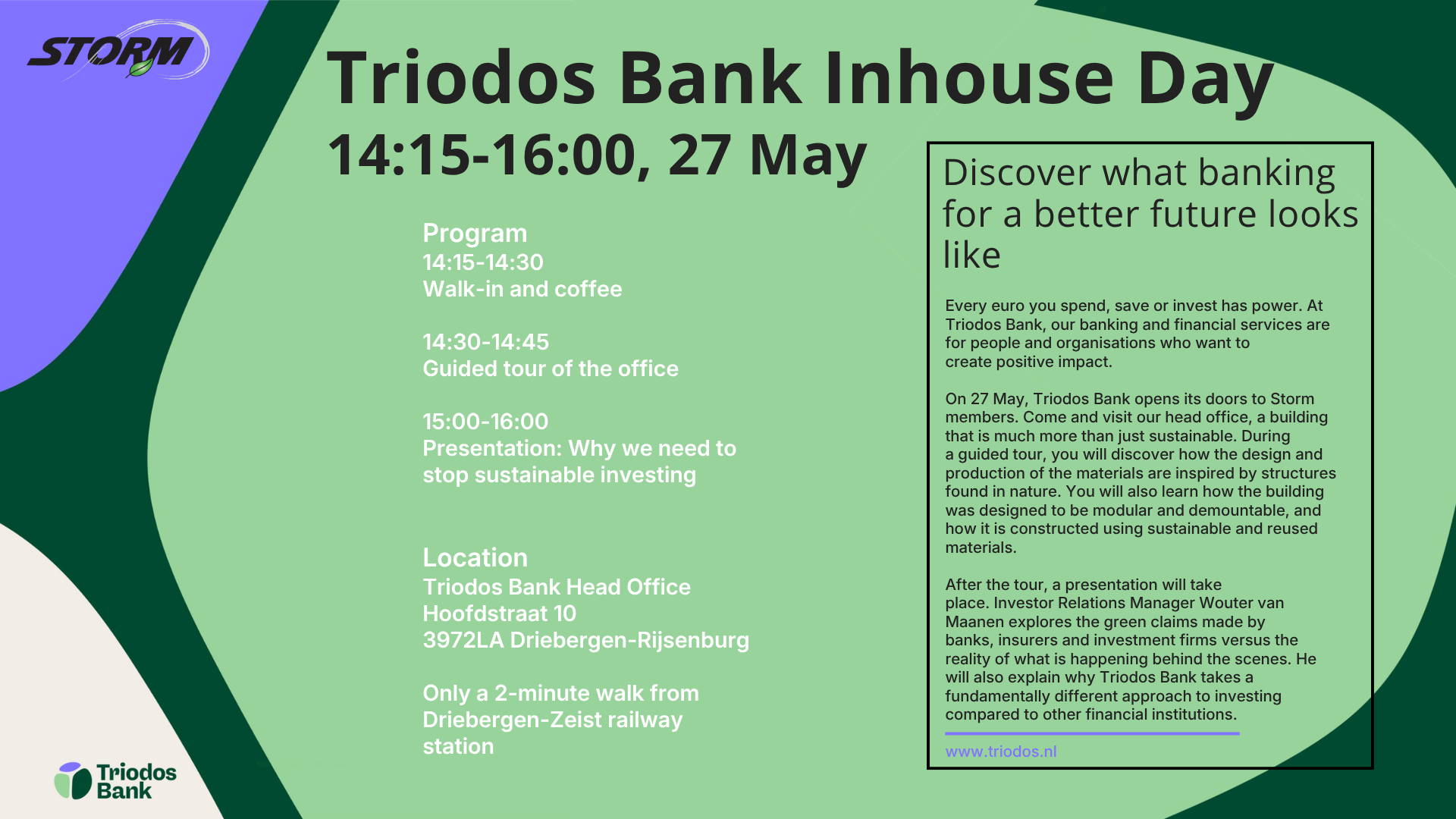 Triodos Inhouse Day