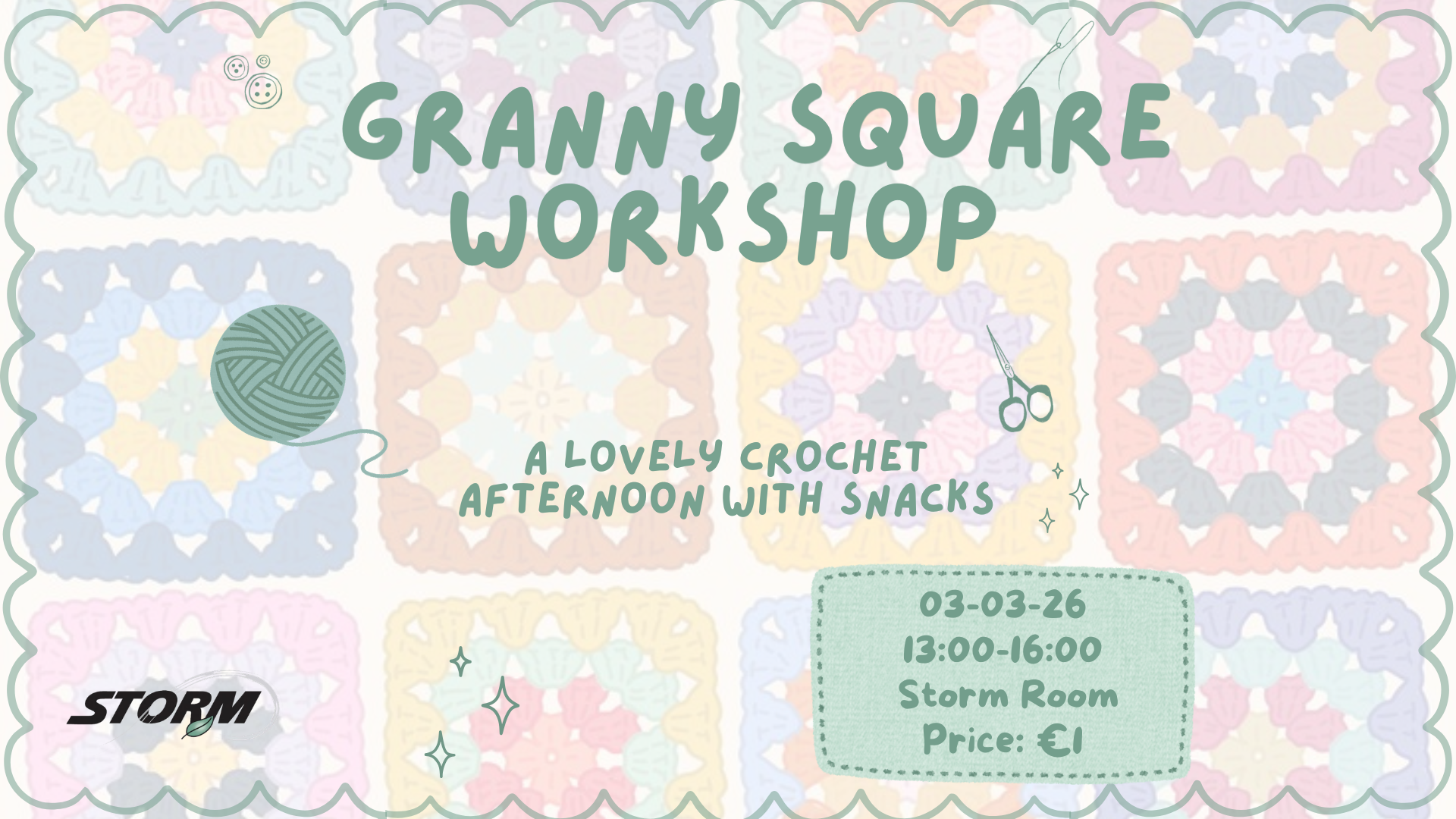 Wellbeing: (Granny patch) Crochet Workshop